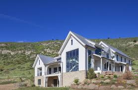 Cornerstone Homes Koda Modern Farmhouse In Golden Colorado Contemporary Farmhouse Modern Farmhouse House Styles