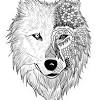 Mandala de loup t shirt premium enfant spreadshirt. 1