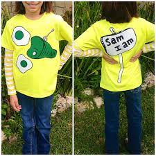 Green Eggs And Ham Sam I Am Shirt Materials Used 4 Walmart Boys Hanes Shirt White Green Red Felt F Green Eggs And Ham Dr Seuss Costumes Dr Seuss Day