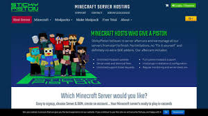 Want to make a minecraft server so you can play with your friends? Minecraft Server Hosting Only Stickypiston Hosting Usa Uk Eu Australia