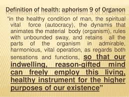 Definition Of Health Aphorism 9 Of Organon In The Healthy Condition Of Man The Spiritual Vital Force Autocracy The Definition Of Health Health Homeopathy