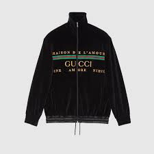 Gucci Oversize Embroidered Chenille Jacket In 2020 Mens Sweatshirts Luxury Jacket Gucci Hoodie