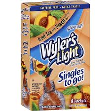 Wyler S Light Singles To Go Low Calorie Drink Mix Sugar Free Peach Iced Tea 8 Pk Shop Matherne S Market