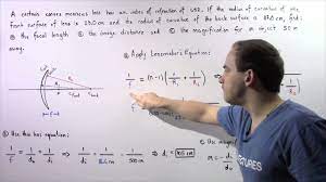 Lensmaker S Equation Example 2 Youtube