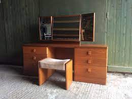 Mid Century 1970s Teak Stag Furniture Dressing Table And Stool Midcentury Bedroom Furniture Mi Bedroom Furniture Mid Century Bedroom Furniture Stag Furniture