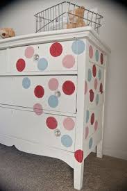 How To Paint Polka Dots Painting Furniture Diy Furniture Painted Furniture