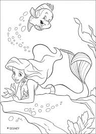 Princess Ariel Blushing Thinking Of Eric Coloring Page For Girls Letscolorit Com Boyama Kitaplari Boyama Sayfalari Kucuk Denizkizi