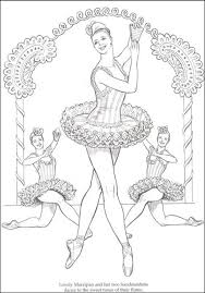 Difficult Coloring Page Of Ballerina Dancer For Older Kids Letscolorit Com 발레리나 그림 그림 발레리나