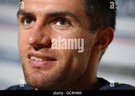 The Northern Ireland Football player Aaron Huges (Aston Villia). Photo/Paul  McErlane Stock Photo