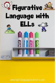 Figurative Language With Ells A World Of Language Learners In 2020 Figurative Language Language Learners Teaching Vocabulary
