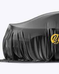 Download Premium Car Cover Mockup In Vehicle Mockups On Yellow Images Object Mockups