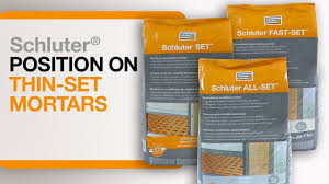 Schluter Systems Position On Thin Set Mortar