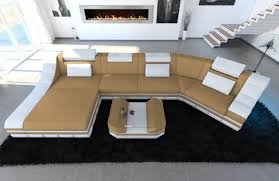 Stoff Wohnlandschaft Turino C Form