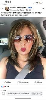 I'm 62 and thinking about cutting my hair like this and color it dark  Auburn with highlights