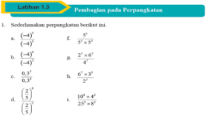 Soal soal dasar a tentukan nilai dari 3 2 x 2 3 b tentukan nilai dari. Cara Pembagian Bilangan Berpangkat Pangkat Nol Dan Pangkat Negatif Dilengkapi Soal Latihan Dan Pembahasan Dari Buku Matematika Smp Kelas Ix Kurikulum 2013 Defantri Com