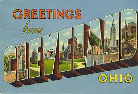 Greetings From Cleveland Ohio Postcards 1955 City Postcard Cleveland Ohio Postcards Inspiration