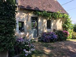 The whole house and landscaping are full of noteworthy features like the color of the trim and shutters at the entrance. French Country Cottage For Sale In The Perche My French Country Home