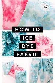 This diy includes tips for ice dye is the art of placing ice cubes on top of fabric, then sprinkling dye powder on top of the ice, letting however, if you band it up tightly or dye something bulky like thick sweatshirt or sweatpants. Alice And Loishow To Ice Dye Fabric Alice And Lois