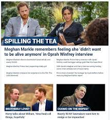 Oprah winfrey's interview with prince harry and meghan markle aired sunday night, giving a shocking look at life at the at another point, members of the family told harry and meghan, a biracial former actress from the united states, that they did not want the couple's unborn child, archie, to be a prince. Kvcsk5fdx2dmwm