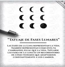 Significado De Tatuajes Tatuajes Con Significado Tatuaje De Fases Lunares Tatuajes
