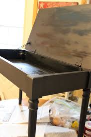 This was my first diy build. Garage Sale Piano Bench Upcycle With Buffalo Checks Antiques Stencils Organized Clutter