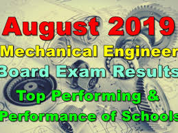 It is usually conducted twice a year on the month of may and november. Mechanical Engineer Board Exam Result August 2019 Top Performing Performance Of Schools