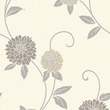Mystique floral wallpaper from arthouse, a beautiful pattern featuring a delicate low contrast floral this wallpaper would look fabulous as a feature walll and with its subtle styling can be easily acheived on all walls. Arthouse Zara Neutral Floral Wallpaper Flowers Cream Beige Silver Metallic Vinyl 5050192871327 Ebay