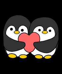 Roy and silo, male chinstrap penguins (pygoscelis antarcticus) who lived at the central park zoo in new york city, were partners for six years; Cartoon Penguin Couple Holding Heart Digital Art By Universtock