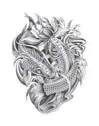 Black And White Koi Fish Tattoo Sleeve Family Koi Fishes By Ca5per On Deviantart Sleeve Tattoos Koi Tattoo Koi Tattoo Design