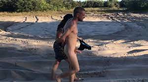 PART 3 CFNM Embarrassed Nude Male Strip Searched and Paraded Around Naked  in Public at the Beach By Policewoman - Public Humiliation, she makes him  strip naked and steals his clothes and