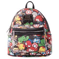 Marvel The Avengers Kawaii Loungefly Mini Backpack Zing Pop Culture Marvel Backpack Mini Backpack Kawaii Backpack