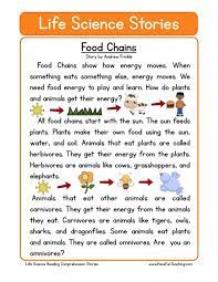Some of the worksheets for this concept are reading and writing activities in science se, primary science reading comprehension work 15, earth reading comprehension work, life worksheet will open in a new window. Food Webs Reading Comprehension Worksheets 99worksheets