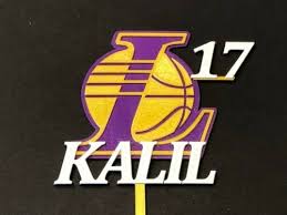 Maybe you would like to learn more about one of these? Los Angeles Lakers Personalized Birthday Cake Topper 3d Wade Creations