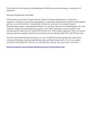 He/she ensures that the project construction work is carried out as per the assigned schedule and resolves all the construction problems on the spot, so as to improve the productivity. Production Supervisor Job Description