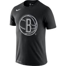Showing the all the logos in franchise history for the brooklyn nets. Nike Nba Brooklyn Nets Logo Dri Fit Tee For 30 00 Kicksmaniac Com