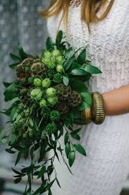 Intimate Bohemian Wedding In A Meadow Bridal Musings Green Wedding Bouquet Bohemian Wedding Bouquet Green Bouquet