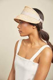 Straw Visor Adjustable Sun Visor Sun Hat Adjustable Straw Etsy