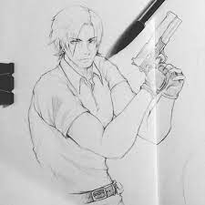 This is my video tutorial on how to draw the rookie leon kennedy from resident evil 2 (the remake) i seriously hope you guys. Instagram Photo By Marrow Melow May 20 2016 At 11 10pm Utc Resident Evil Anime Resident Evil Leon Resident Evil