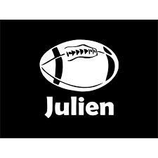 Coloriage, coloriages, dessins, école, éducation, éducatif, images à colorier: Applique Ballon De Rugby Prenom En Flex Thermocollant