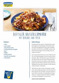 Ratz Fatz Deftiger Kaiserschmarrn Mit Bergkas Und Speck Kaiserschmarrn Rezepte Zubereitung