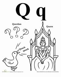 Circle q and q in the letter box. Words That Start With Q Worksheet Education Com Preschool Letters Color Worksheets For Preschool Letter Q Worksheets