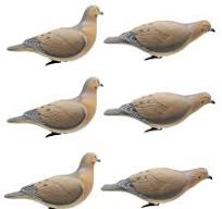 Last Pass Mourning Dove Decoys - 6 Pack