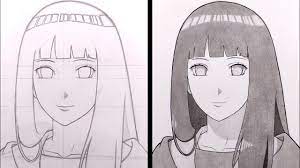How to Draw Hinata Hyuga - Boruto - YouTube