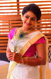 Kerala kasavu set mundu blouse new trends. Bridal Kasavu Set Mundu Bridal