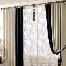 Go for white in your base furniture, decor, and art to really. Elegant Black And White Eco Friendly Living Room Curtains Two Panels Black Curtains Living Room Curtains Living Room White Curtains Living Room