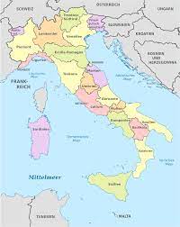 Reisen innerhalb italiens in andere regionen können je nach einstufung der region als gelbe, rote oder orange zone eingeschränkt werden, triftige gründe bilden die ausnahme. Italienische Regionen Wikipedia