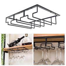 Check spelling or type a new query. Wine Glasses Holder Bartender Stemware Hanging Rack Under Cabinet Stemware Organizer Glass Goblet Iron Rack Bar Tool Black J50 Racks Holders Aliexpress