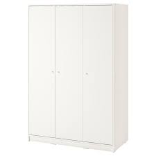 Kleppstad Wardrobe With 3 Doors White 46 1 8x69 1 4 Ikea In 2020 Ikea Brimnes Wardrobe Sliding Wardrobe Doors