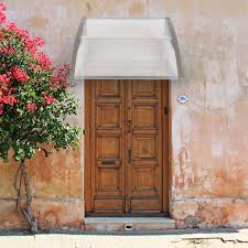 Get the best deal for polycarbonate door canopies from the largest online selection at ebay.com. Ubesgoo Diy 40x 30 Inch Diy Outdoor Window Awning Front Door Canopy White Gray Bracket Walmart Com Walmart Com