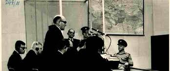 המשפט של אדולף אייכמן, רשומות משפט היועץ המשפטי של ממשלת ישראל נגד אדולף אייכמן, כרך א, קרן הקדש של הוצאה לאור של משפט אייכמן, ירושלים, תשסג, עמ' 55. ×ž×©×¤×˜ ××™×™×›×ž×Ÿ 4 Israel State Archives